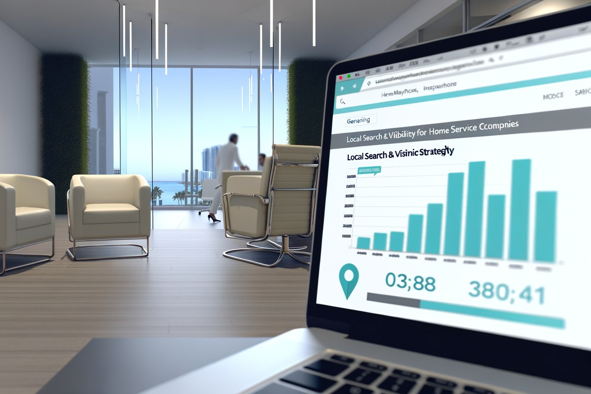 Miami Home Service Company Local Visibility Strategy Local SEO and visibility strategy visual for home service companies in Miami