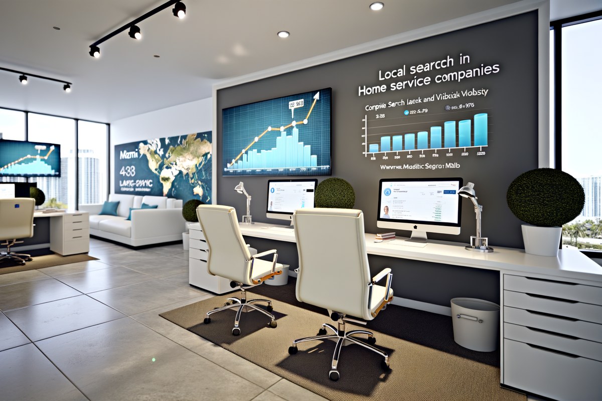 Miami Home Service Company Local Visibility Strategy Local SEO and visibility strategy visual for home service companies in Miami