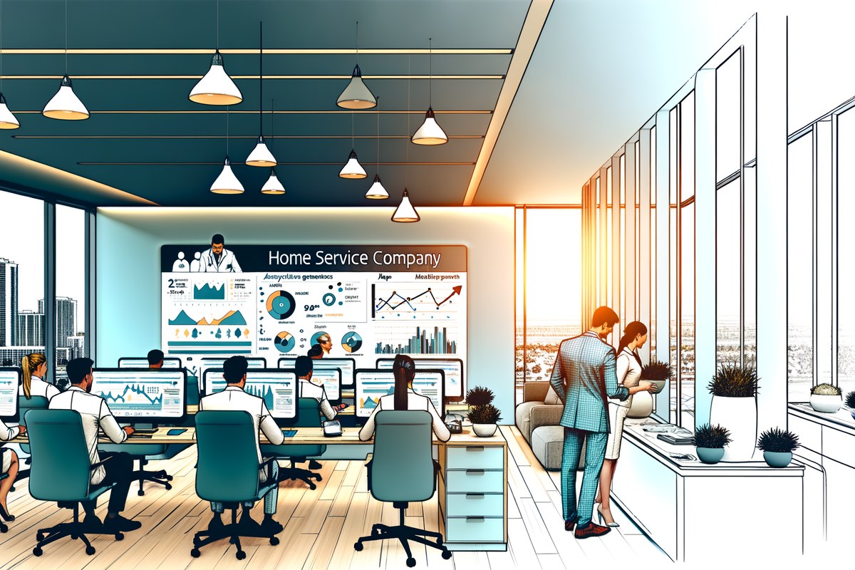 Local SEO and visibility strategy visual for home service companies in Miami