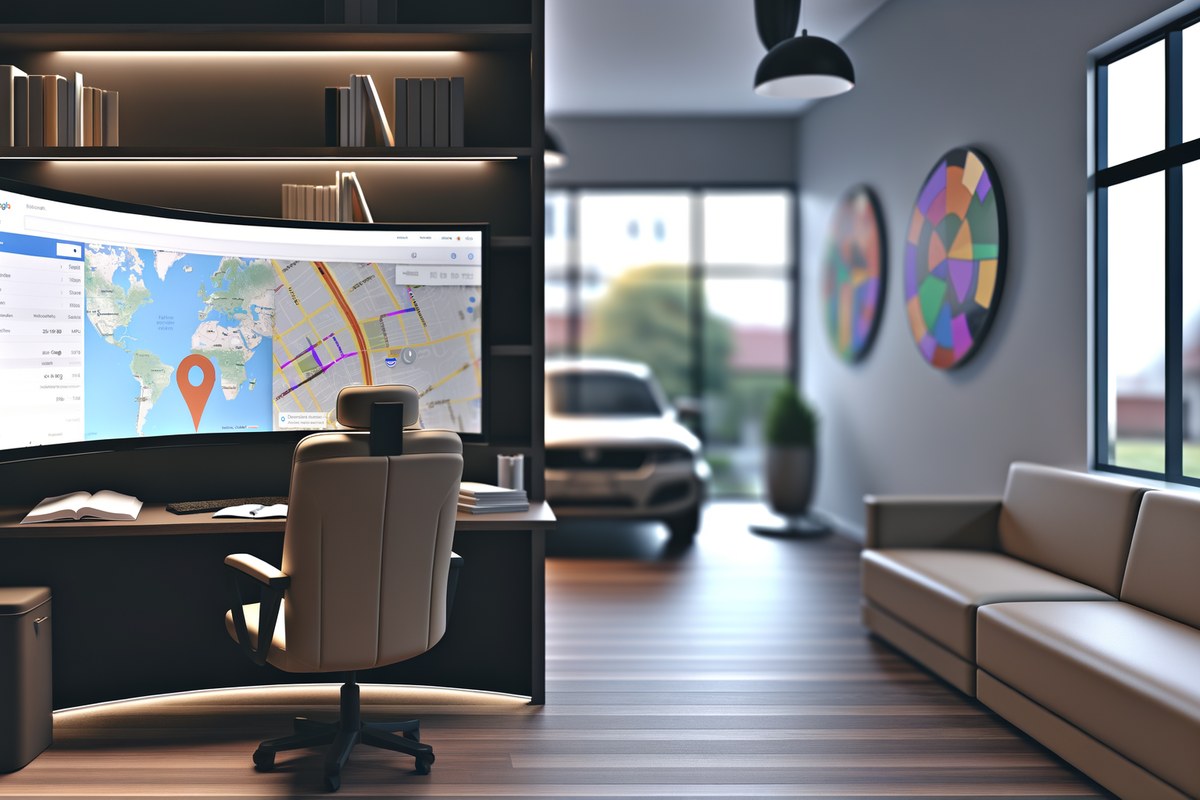 AI-powered local search and visibility strategy visual for home service companies in Miami