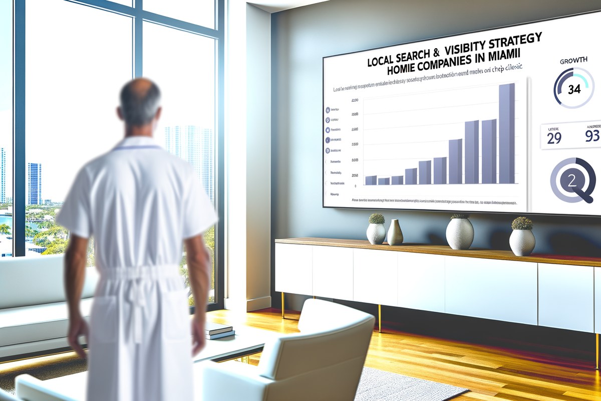 Miami Home Service Company Local Visibility Strategy Local SEO and visibility strategy visual for home service companies in Miami