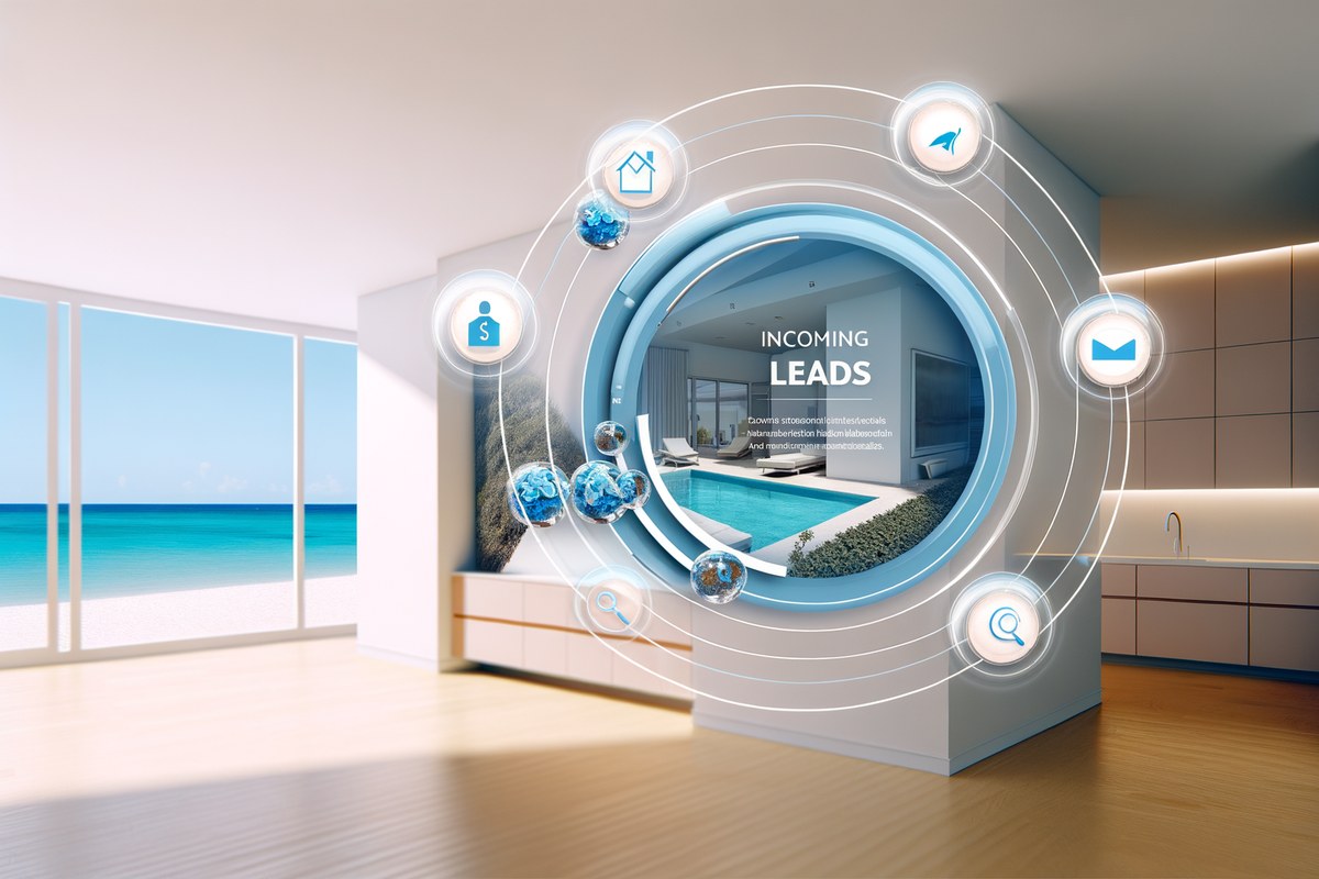 Miami Home Service Company CRM Workflow CRM lead tracking and message workflow visual for home service companies in Miami