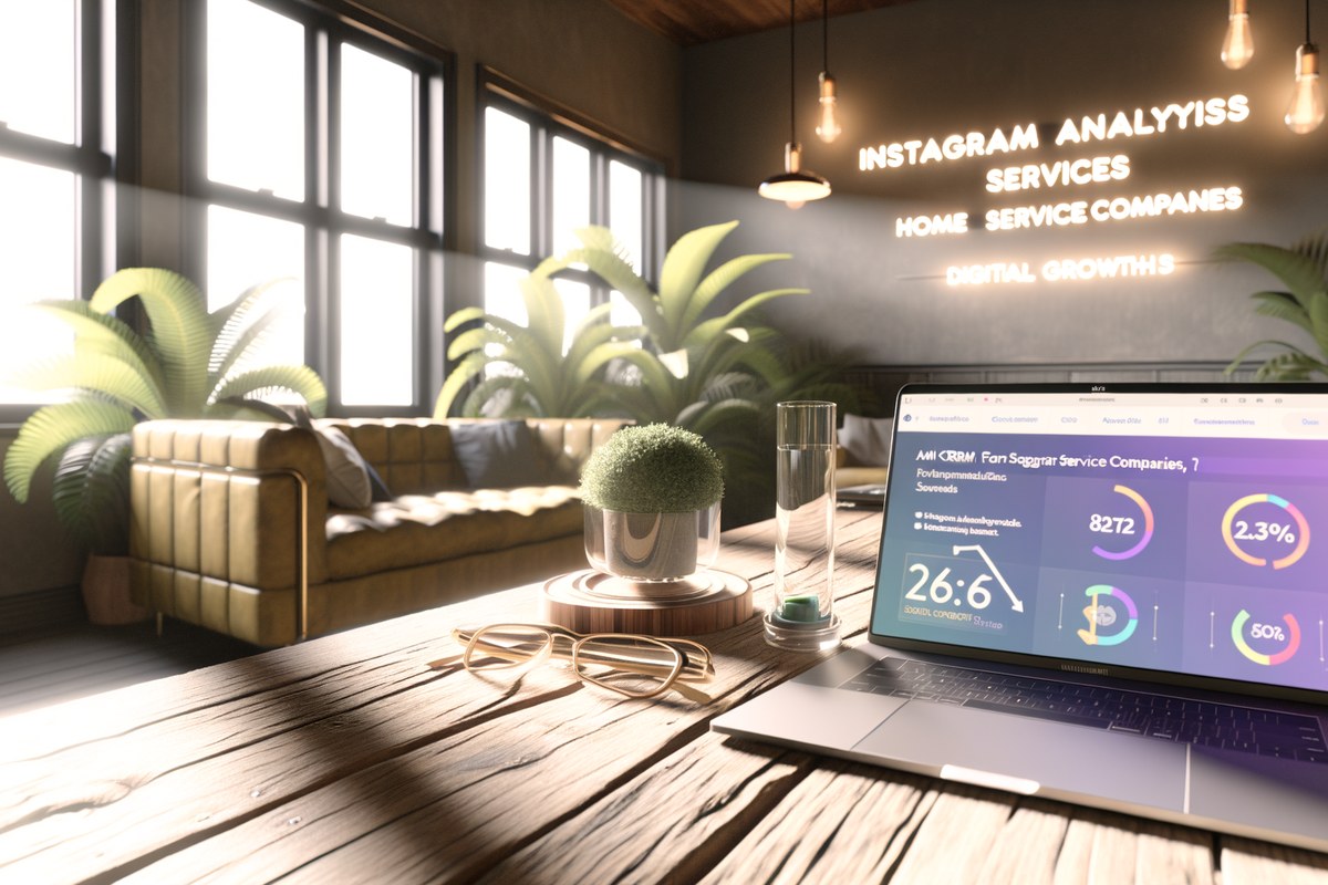 AI-powered SEO, CRM and digital growth concept for home service companies in Miami | miami instagram analysis services