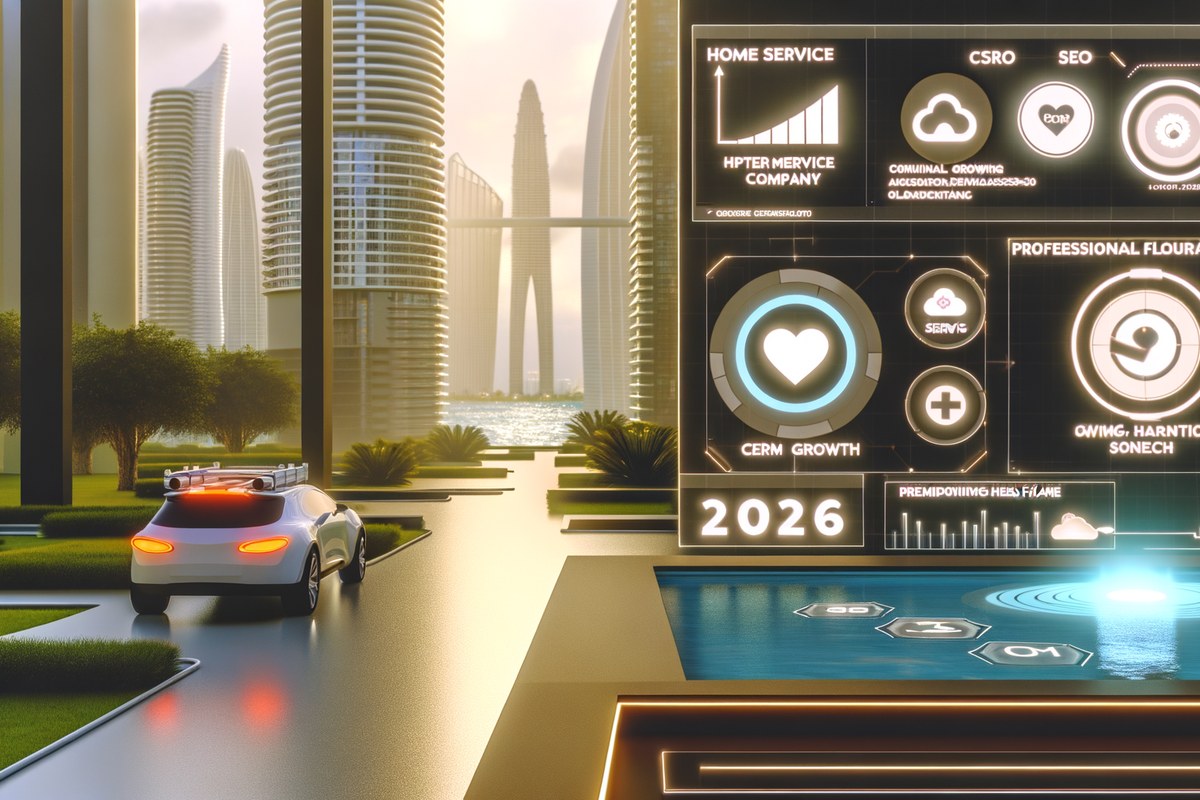 AI-powered SEO, CRM and digital growth concept for home service companies in Miami | miami instagram analysis services