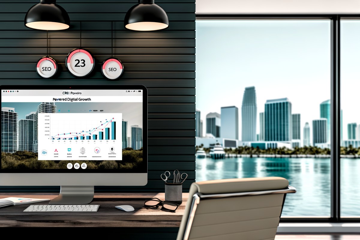 AI-powered SEO, CRM and digital growth concept for home service companies in Miami | miami instagram analysis services