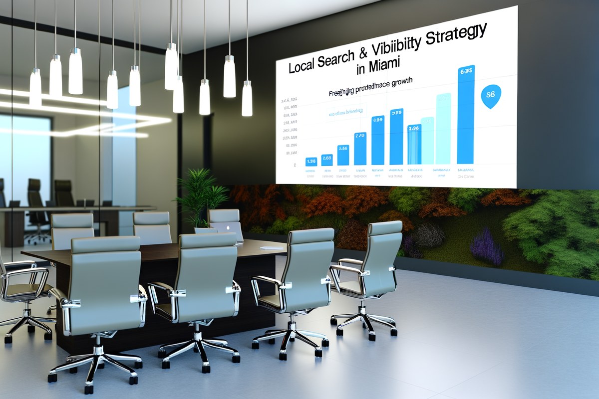Miami Law Firm Local Visibility Strategy Local SEO and visibility strategy visual for law firms in Miami