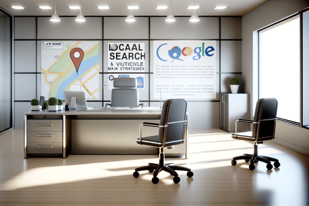 Miami Law Firm Local Visibility Strategy Local SEO and visibility strategy visual for law firms in Miami