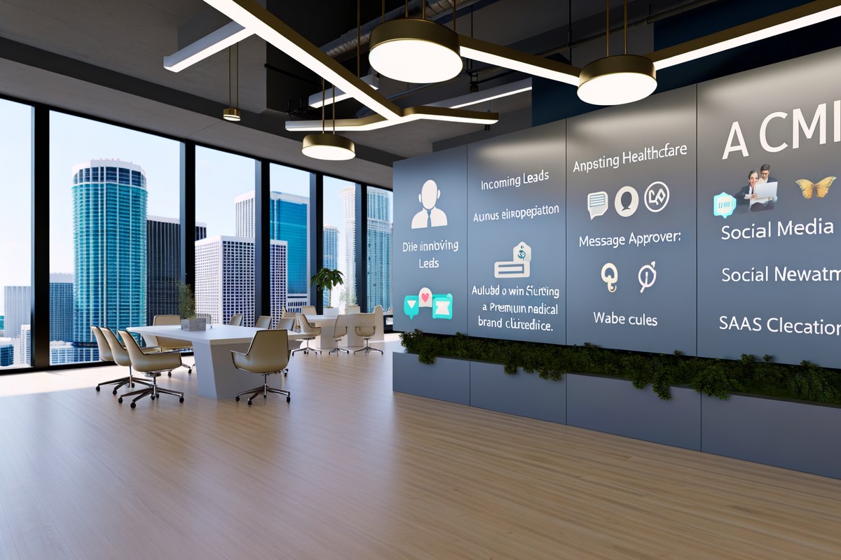 Miami Law Firm CRM Workflow CRM lead tracking and message workflow visual for law firms in Miami