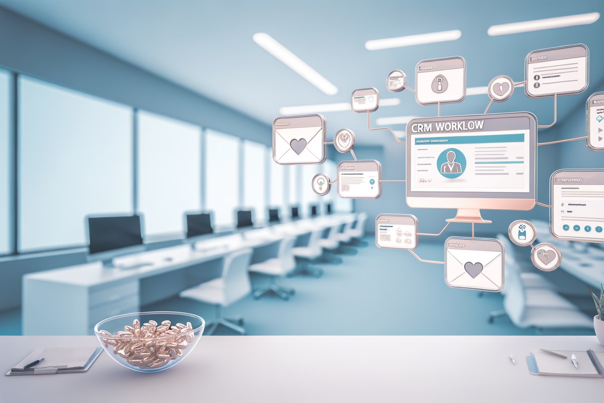 Miami Law Firm CRM Workflow CRM lead tracking and message workflow visual for law firms in Miami