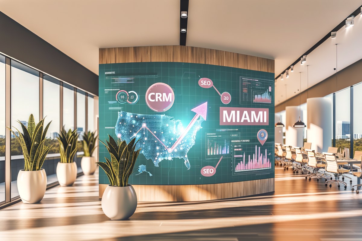 AI-powered SEO, CRM and digital growth concept for law firms in Miami | miami crm integration services