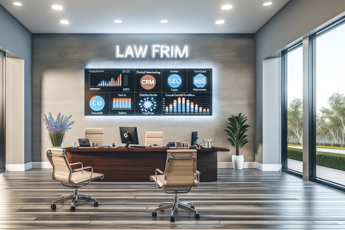 AI-powered SEO, CRM and digital growth concept for law firms in Miami | miami crm integration services