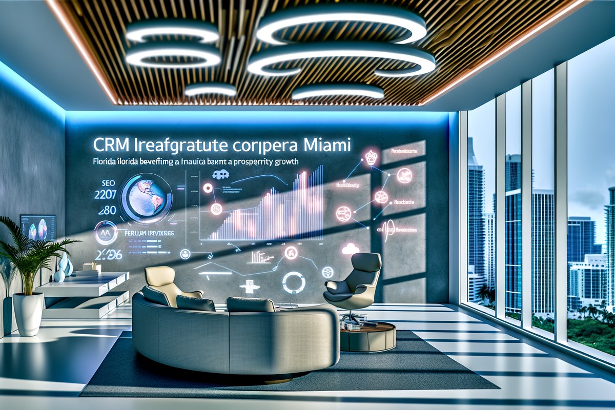 AI-powered SEO, CRM and digital growth concept for law firms in Miami | miami crm integration services