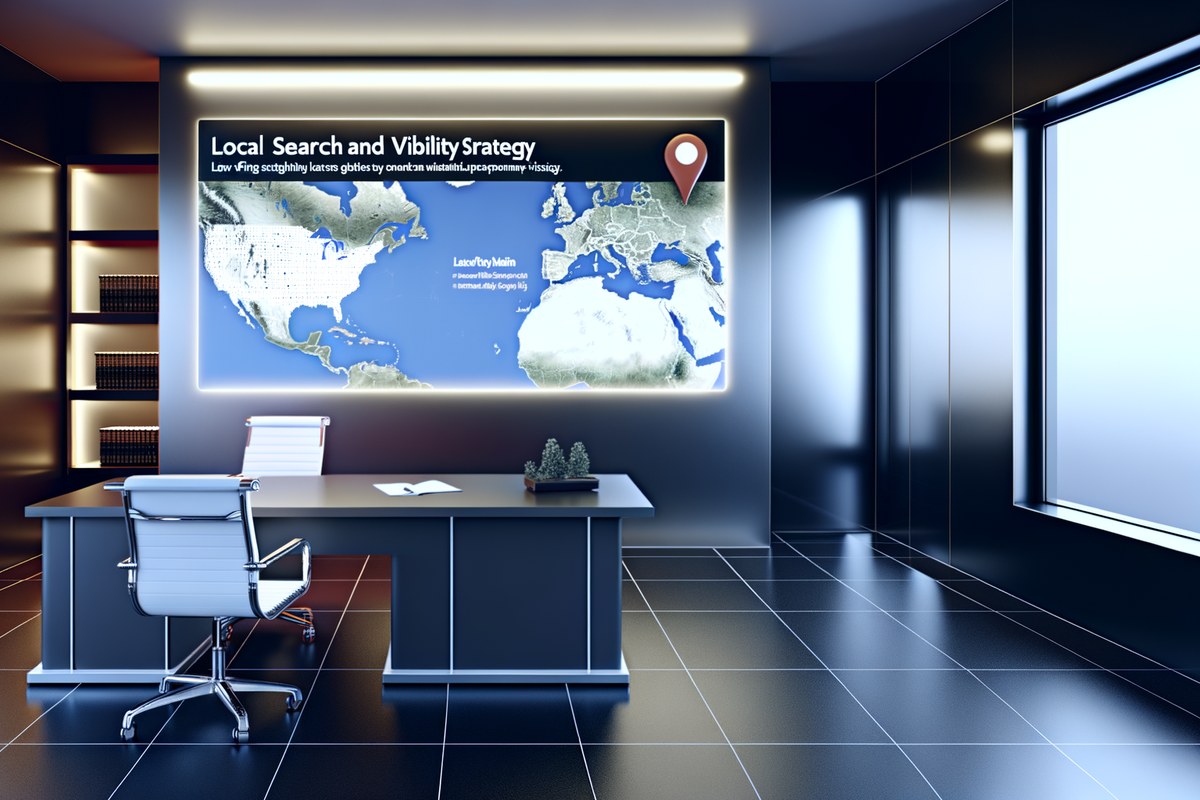 Miami Law Firm Local Visibility Strategy Local SEO and visibility strategy visual for law firms in Miami