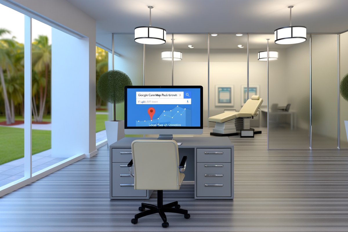 Miami Law Firm Local Visibility Strategy Local SEO and visibility strategy visual for law firms in Miami
