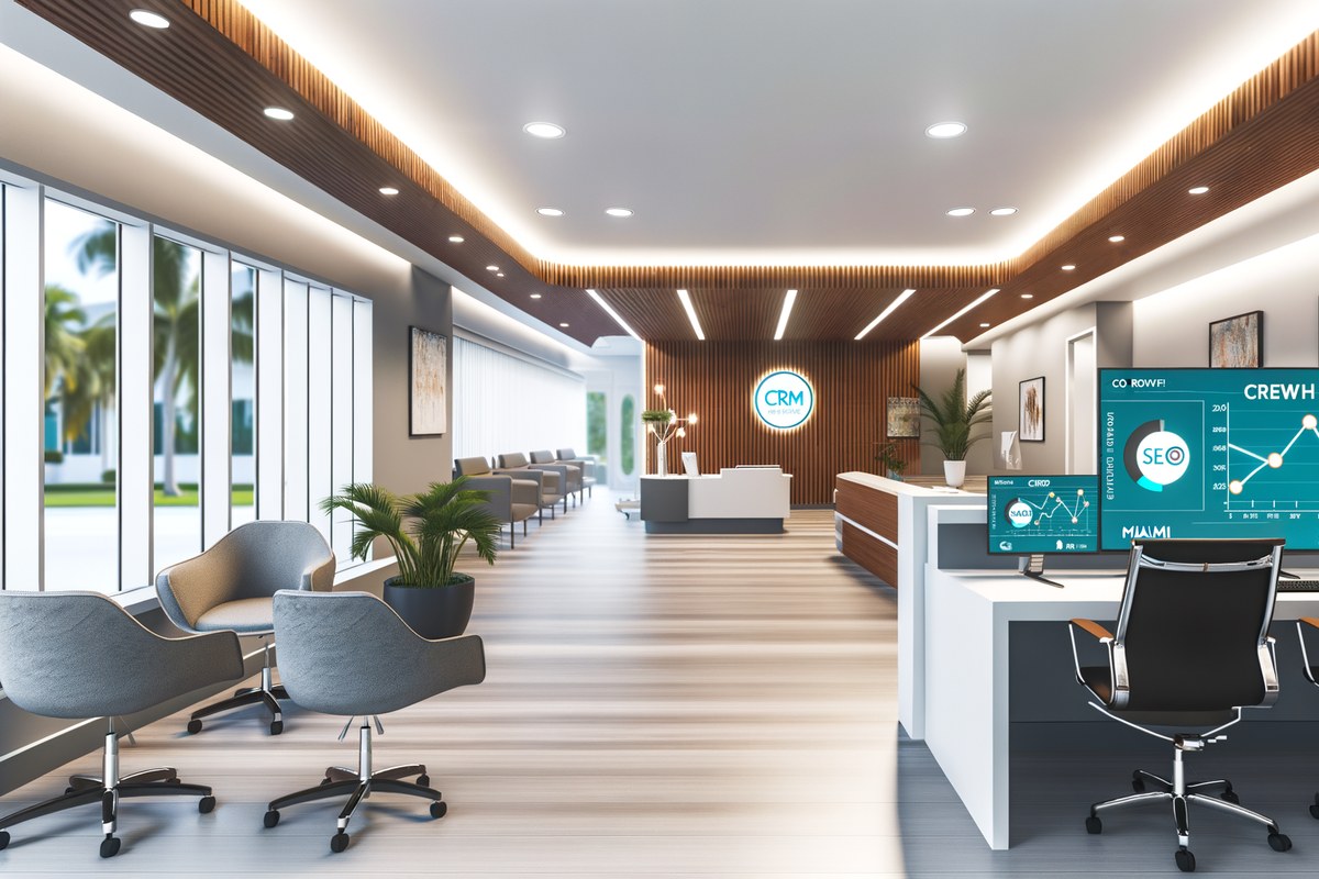 AI-powered SEO, CRM and digital growth concept for law firms in Miami | miami digital marketing services