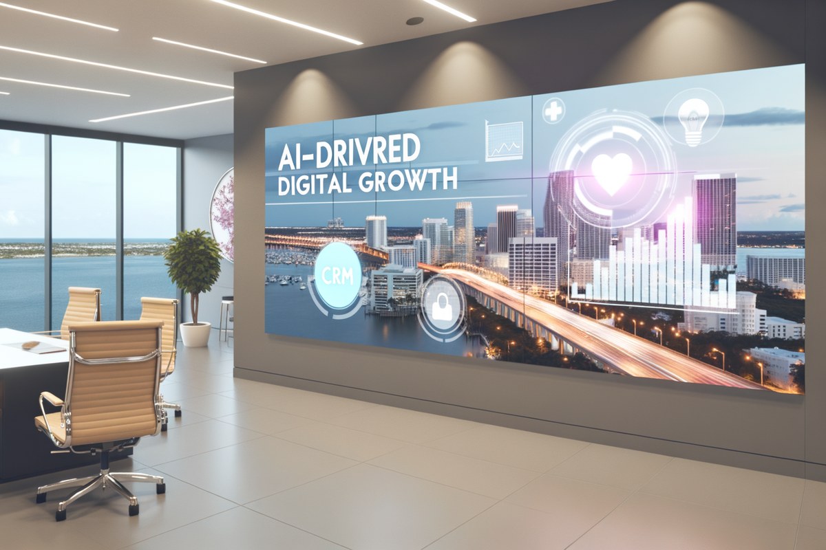 AI-powered SEO, CRM and digital growth concept for law firms in Miami | miami digital marketing services