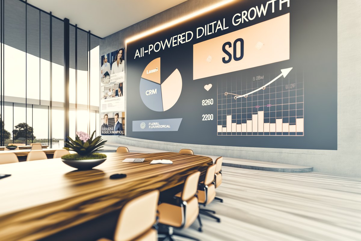 AI-powered SEO, CRM and digital growth concept for law firms in Miami | miami digital marketing services