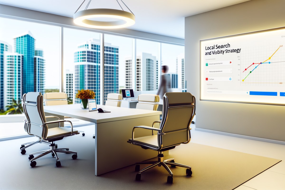 Miami Law Firm Local Visibility Strategy Local search and visibility strategy scene for law firms in Miami