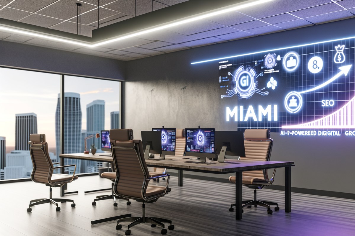 AI-powered SEO, CRM and digital growth concept for law firms in Miami | miami seo services