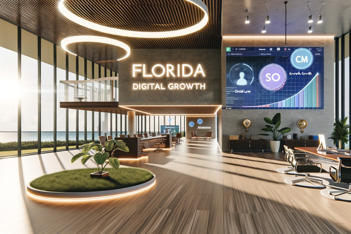AI-powered SEO, CRM and digital growth concept for law firms in Miami | miami seo services