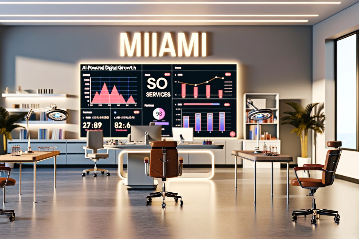AI-powered SEO, CRM and digital growth concept for law firms in Miami | miami seo services