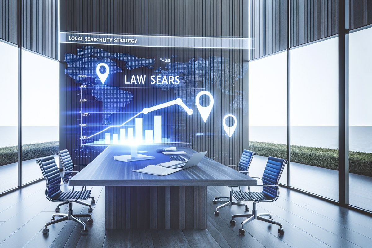 Miami Law Firm Local Visibility Strategy Local SEO and visibility strategy visual for law firms in Miami
