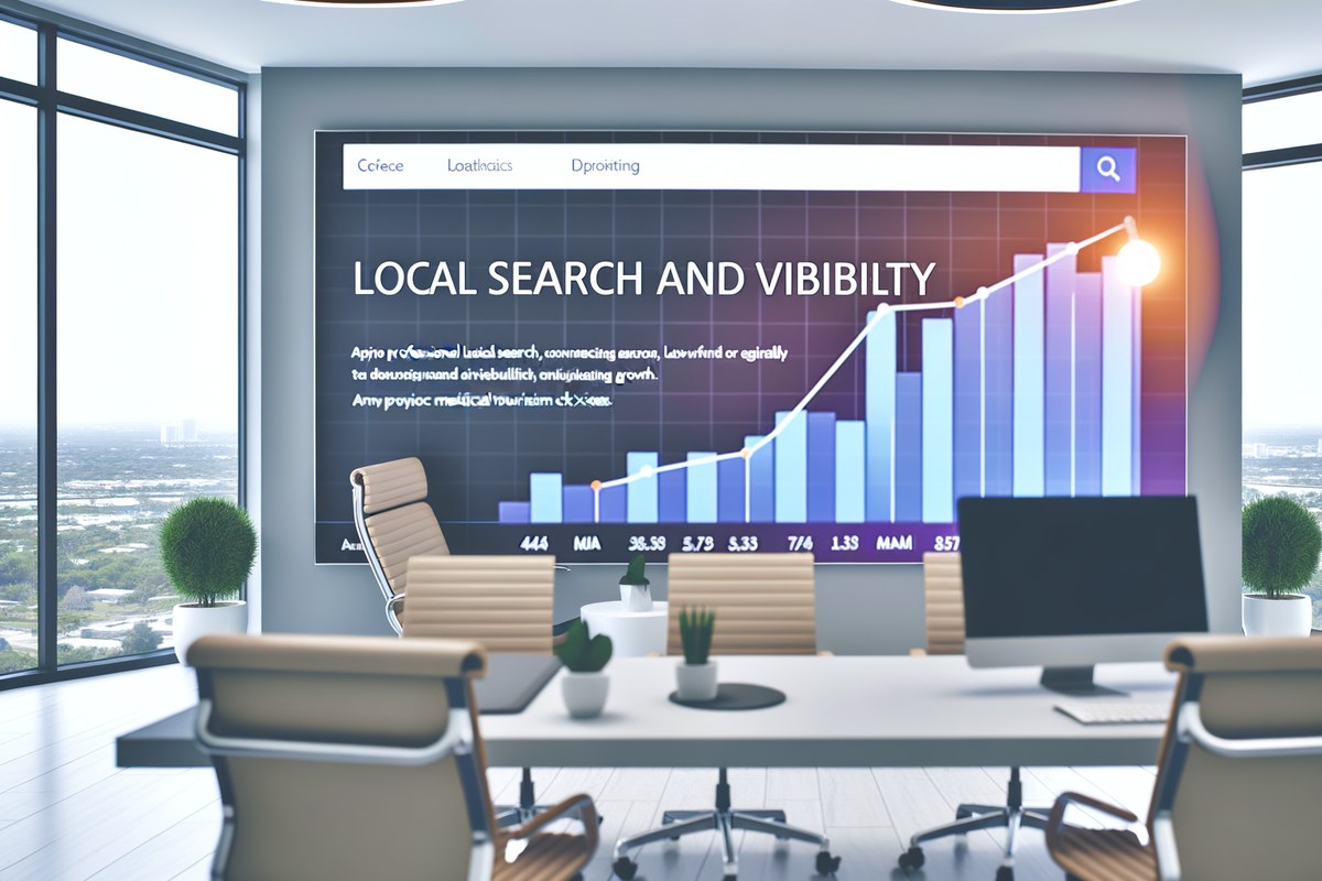 Miami Law Firm Local Visibility Strategy Local SEO and visibility strategy visual for law firms in Miami
