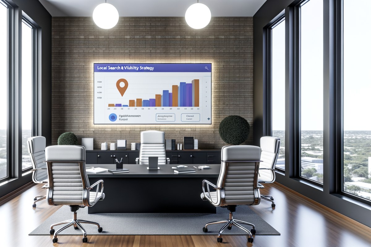 Miami Law Firm Local Visibility Strategy Local SEO and visibility strategy visual for law firms in Miami