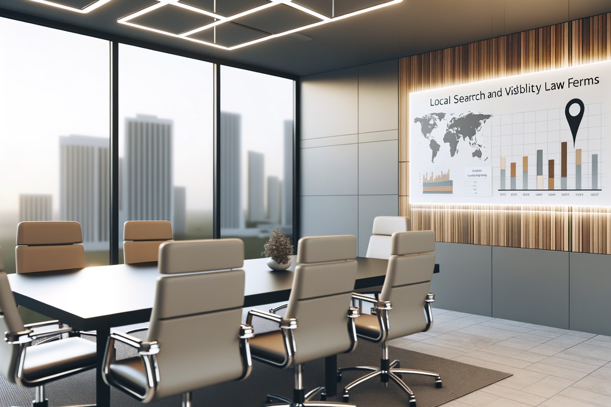 Miami Law Firm Local Visibility Strategy Local SEO and visibility strategy visual for law firms in Miami