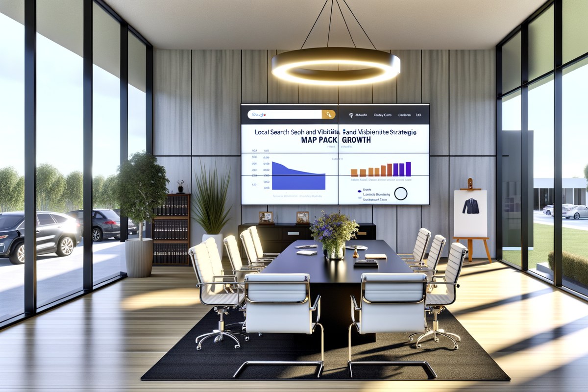 Local SEO and visibility strategy visual for law firms in Miami
