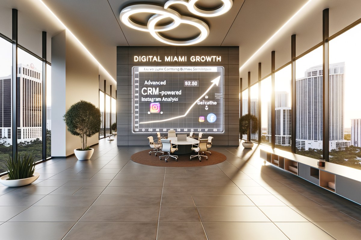 AI-powered SEO, CRM and digital growth concept for law firms in Miami | miami instagram analysis services