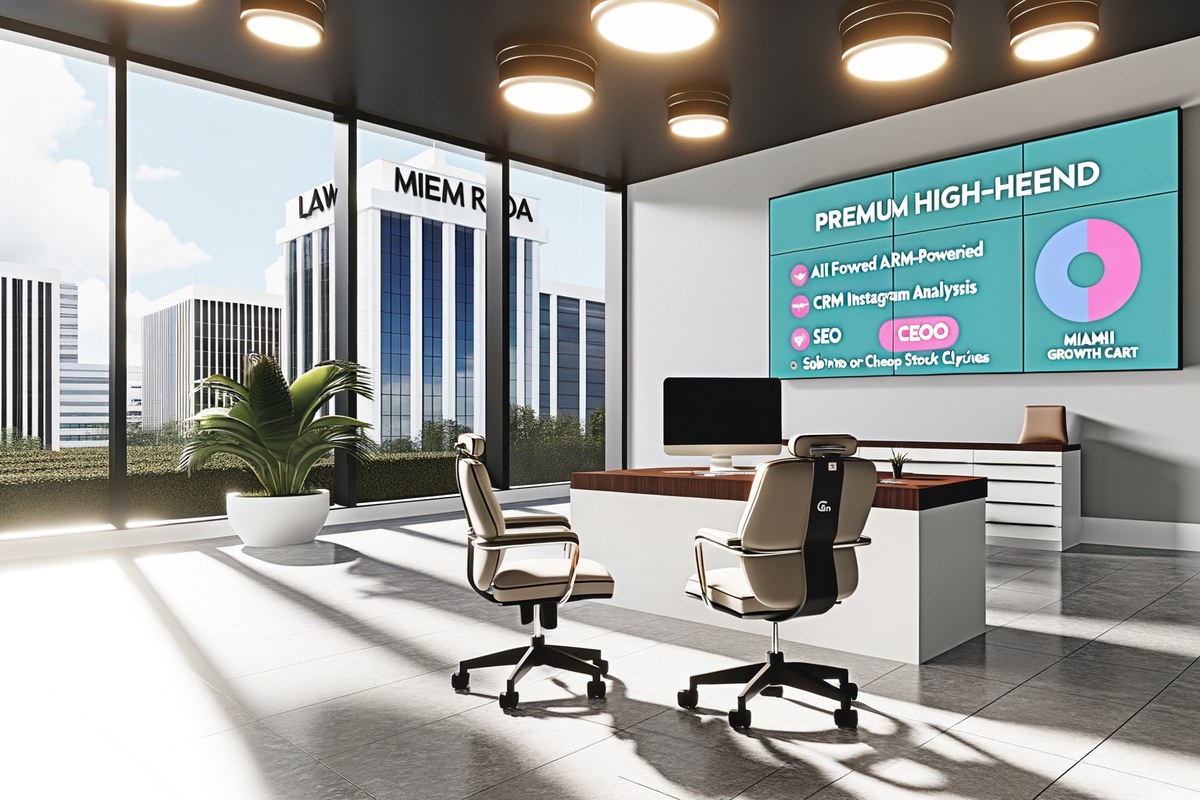 AI-powered SEO, CRM and digital growth concept for law firms in Miami | miami instagram analysis services