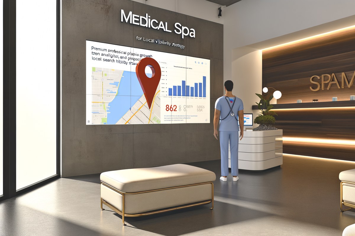 Miami Medical Spa Local Visibility Strategy Local search and visibility strategy scene for medical spas in Miami