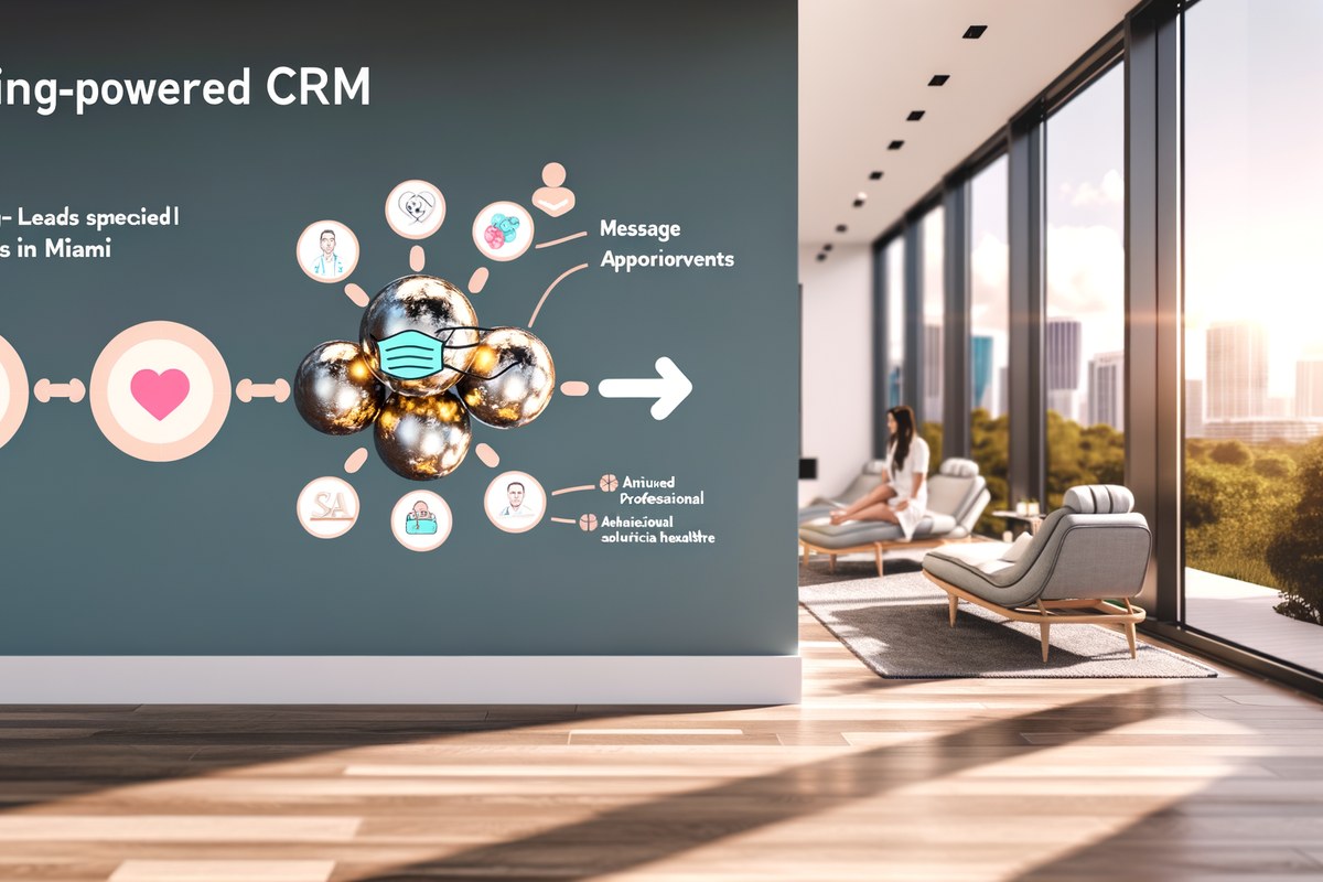 AI CRM Workflow Concept for Medical Spas in Miami