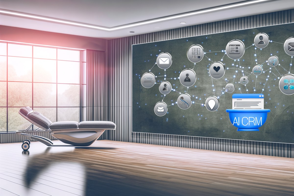 Miami Medical Spa CRM Workflow CRM lead tracking and message workflow visual for medical spas in Miami