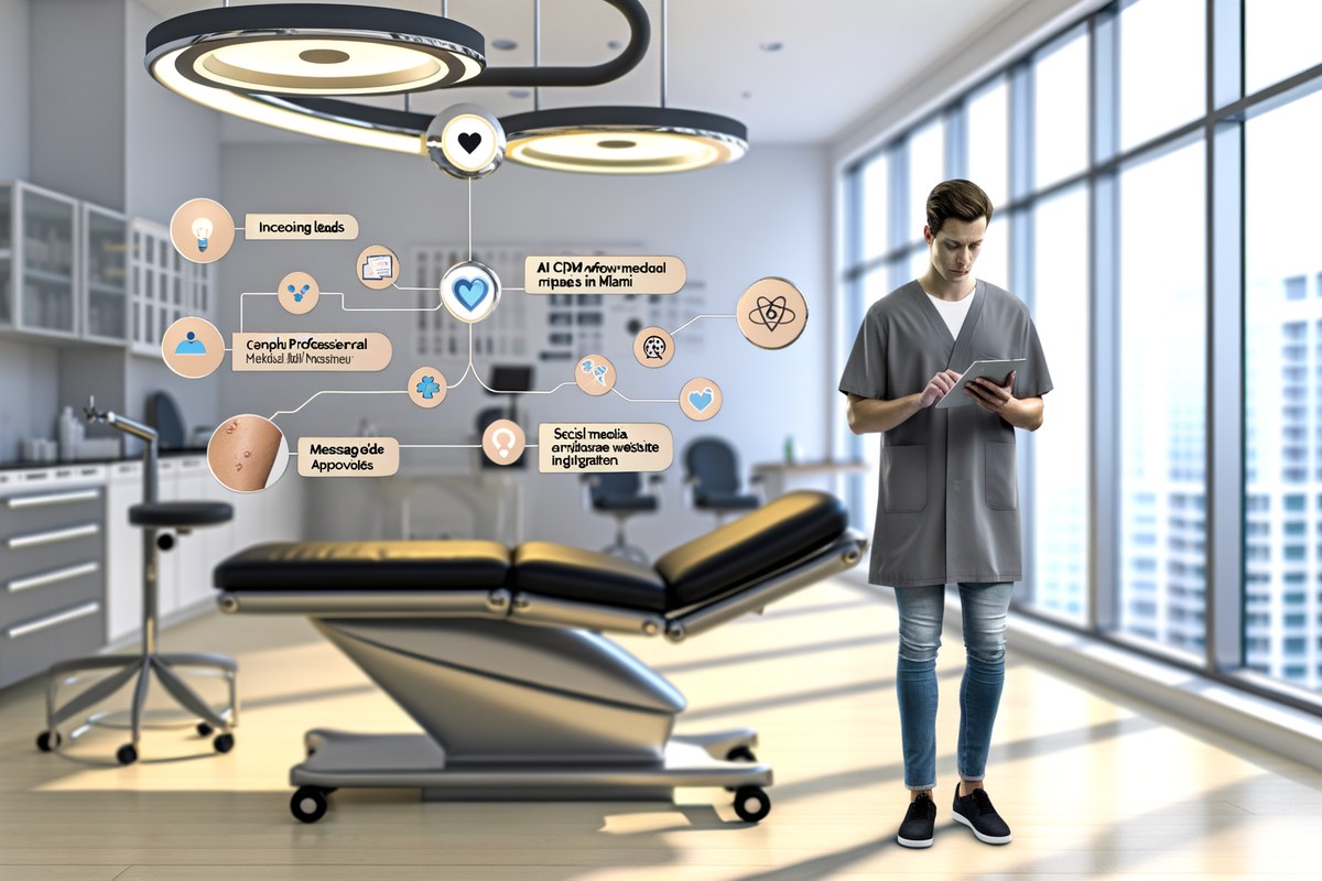 Miami CRM Integration Services for Medical Spas AI lead tracking and CRM organization for Miami medical spas