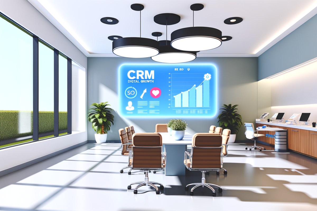 AI-powered SEO, CRM and digital growth concept for medical spas in Miami | miami crm integration services