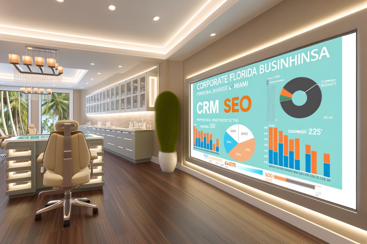 AI-powered SEO, CRM and digital growth concept for medical spas in Miami | miami crm integration services