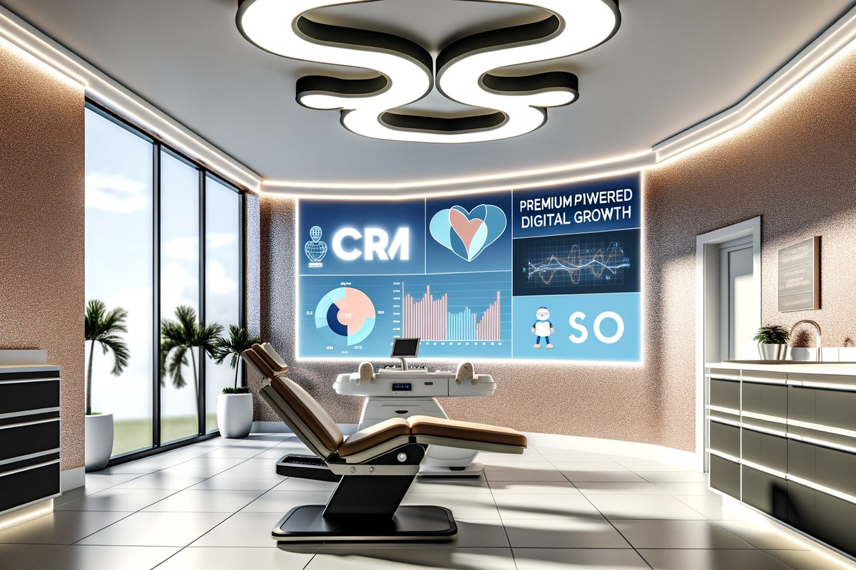 AI-powered SEO, CRM and digital growth concept for medical spas in Miami | miami crm integration services