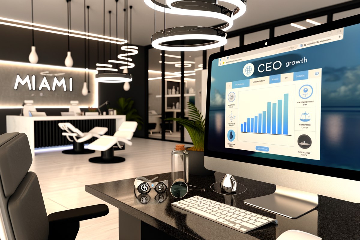 AI-powered SEO, CRM and digital growth concept for medical spas in Miami | miami crm integration services