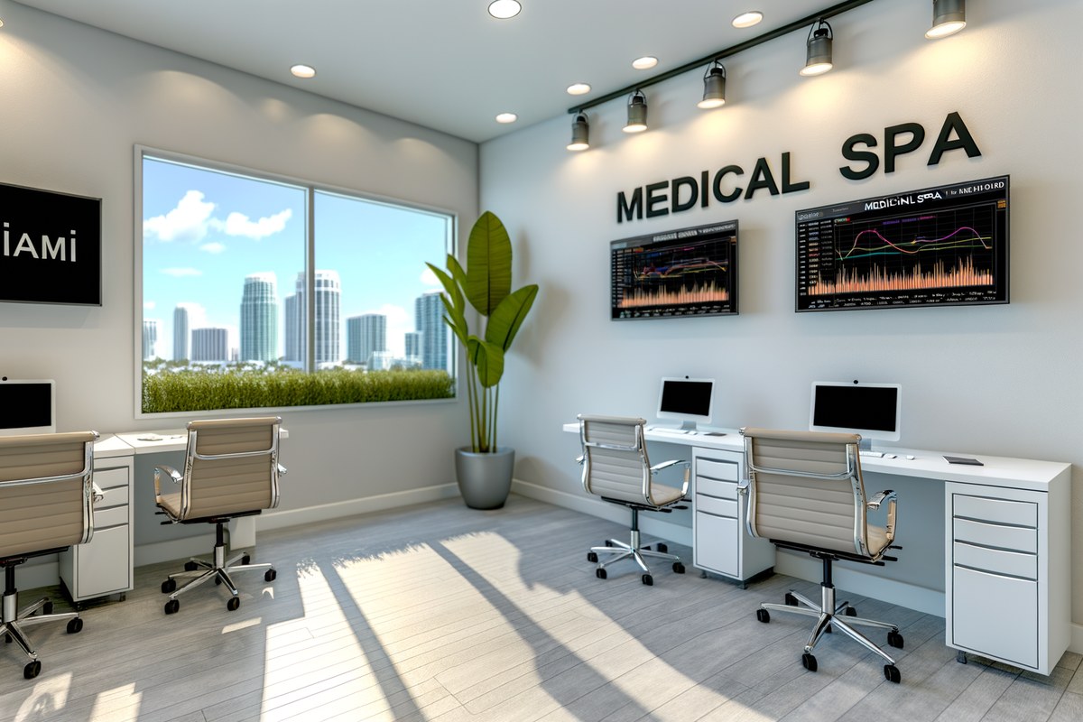 Miami Medical Spa Local Visibility Strategy Local SEO and visibility strategy visual for medical spas in Miami