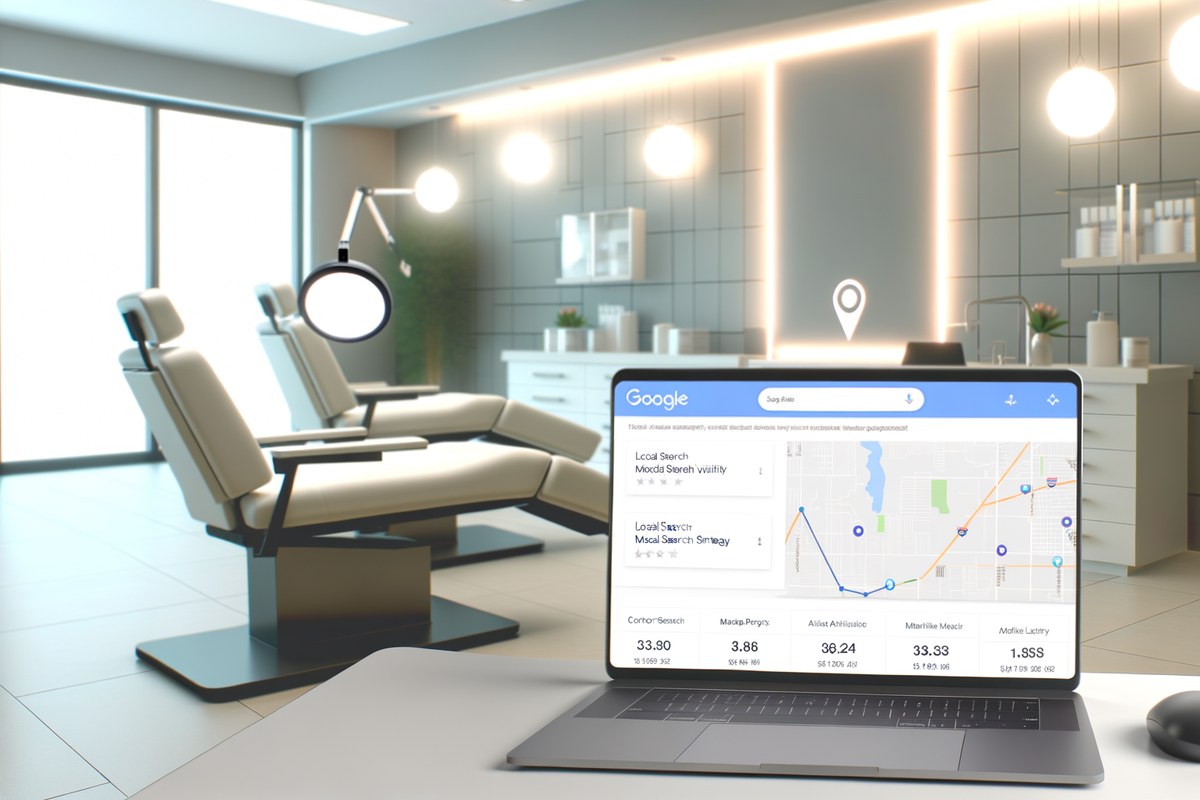 Miami Medical Spa Local Visibility Strategy Local SEO and visibility strategy visual for medical spas in Miami