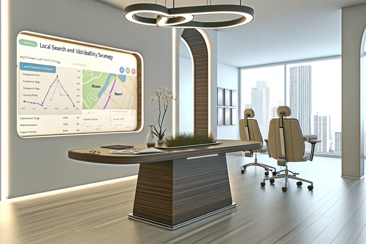 Miami Medical Spa Local Visibility Strategy Local SEO and visibility strategy visual for medical spas in Miami