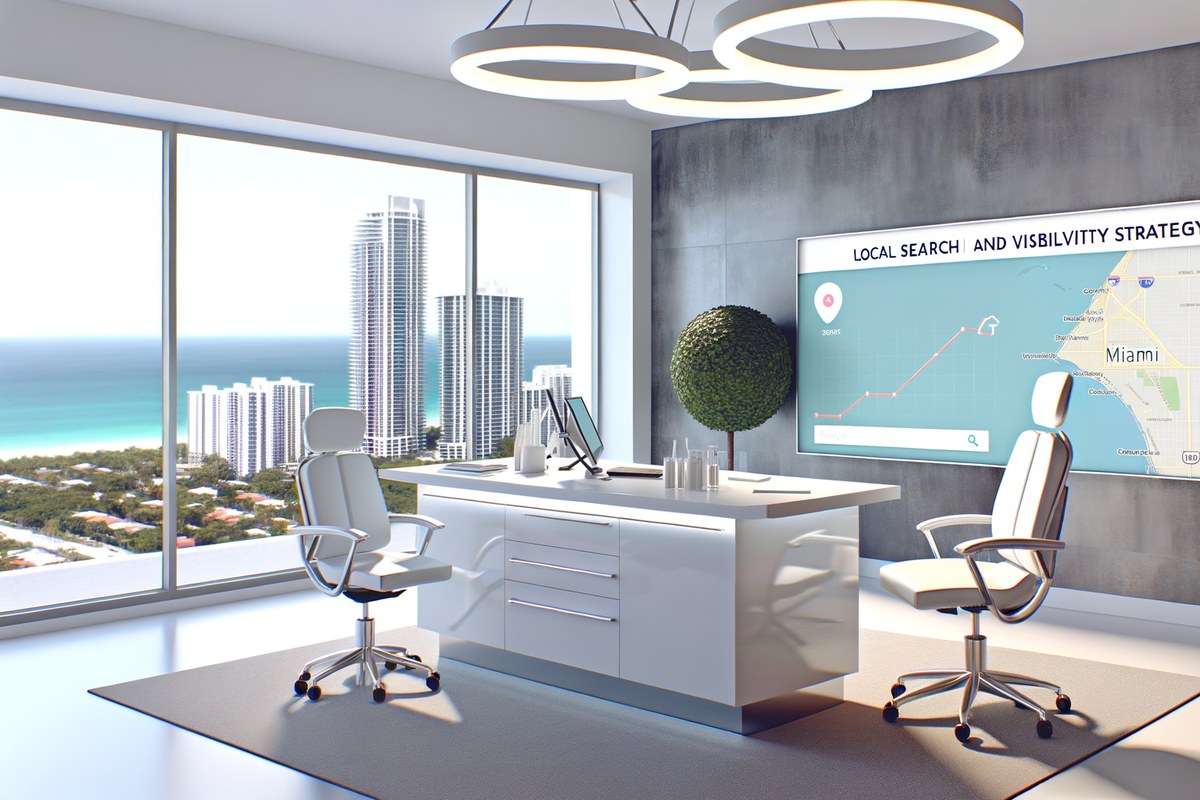 Miami Medical Spa Local Visibility Strategy Local SEO and visibility strategy visual for medical spas in Miami