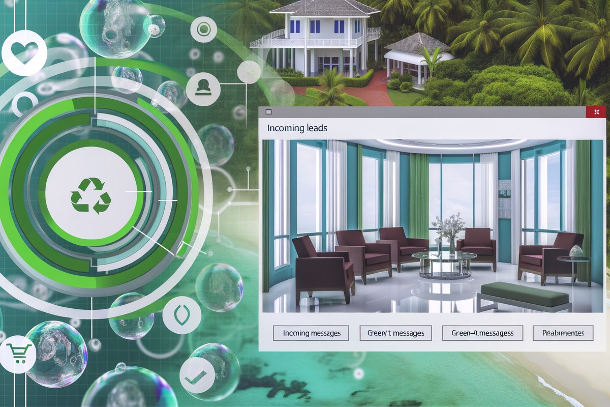 CRM lead tracking and message workflow visual for medical spas in Miami