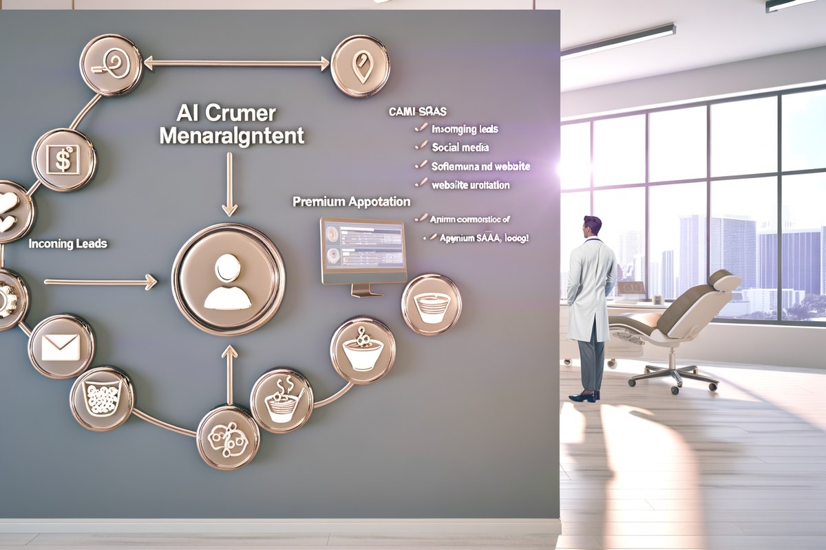 Miami Medical Spa CRM Workflow AI-assisted CRM workflow visualization for medical spas in Miami