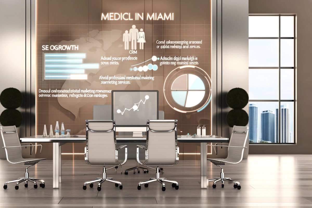 AI-powered SEO, CRM and digital growth concept for medical spas in Miami | miami digital marketing services
