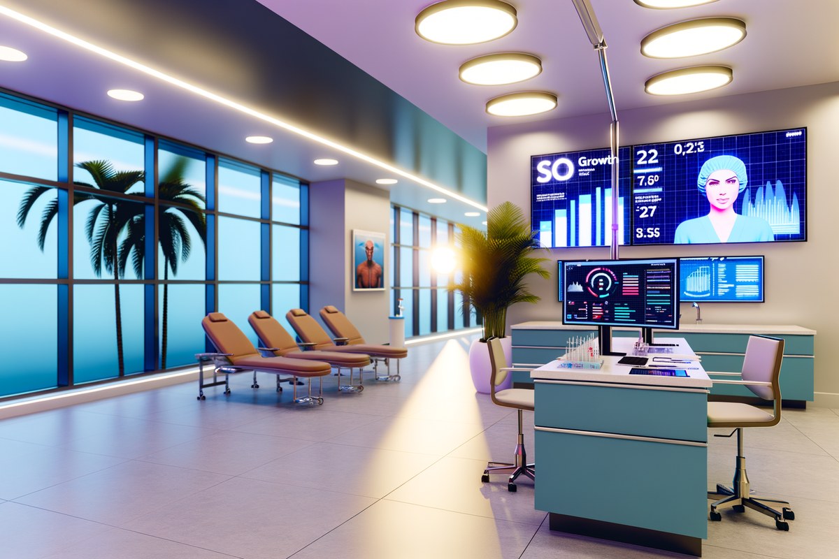 AI-powered SEO, CRM and digital growth concept for medical spas in Miami | miami digital marketing services