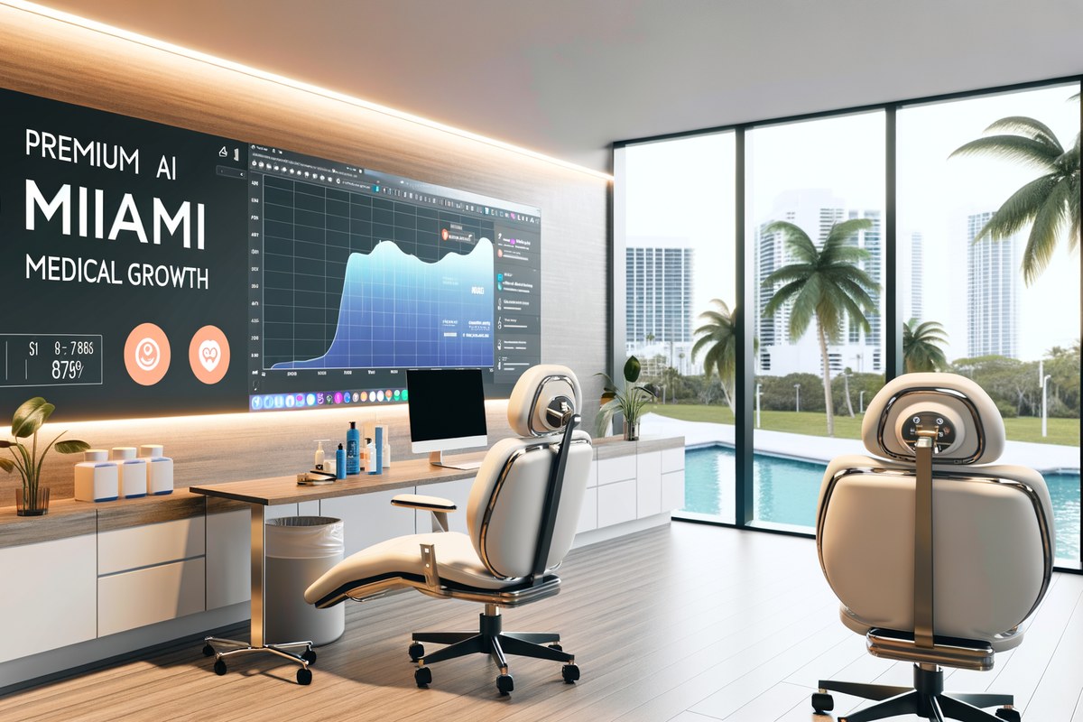 AI-powered SEO, CRM and digital growth concept for medical spas in Miami | miami digital marketing services