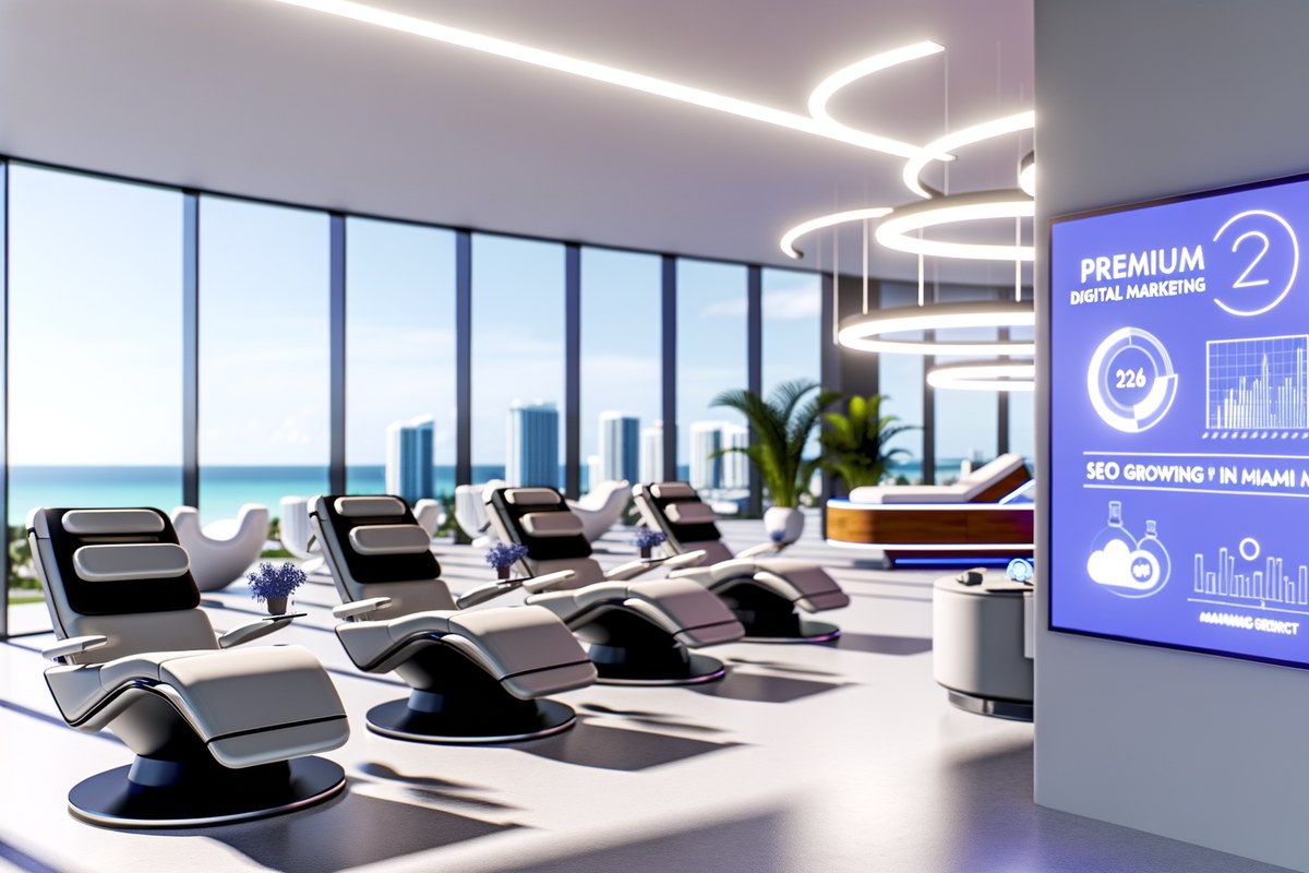 AI-powered SEO, CRM and digital growth concept for medical spas in Miami | miami digital marketing services